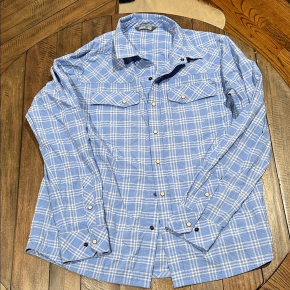 Stio Other - ⛰️ Stio Snap Front Shirt | Men’s Medium | Snap Closure • Mountain-Ready Style